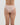 Model wears Lacey Brazilian in LATTE. On body back view