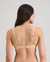 Model wears My Fit Smooth Push Up Bra in FRAPPE. On body back view