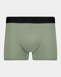 Everyday Essential Mens Trunk in ICEBERG GREEN. Flat lay front view