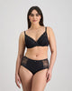 Embrace Contour Bra in BLACK. Feature shot
