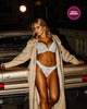 My Fit Lace Push Up Bra in OMPHALODES. Feature shot