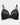 Yvette Underwire Bra in BLACK. Flat lay front view