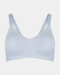 Comfit Collection Wire Free Bra in SKYWAY. Flat lay front view