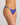 Model wears Midnight Muse Tanga in DAZZLING BLUE. On body side view