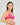 Model wears My Fit Lace Push Up Bra in FANTASY FUCHSIA. On body side view
