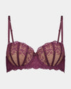 Sofia Contour Bra in FIG. Flat lay front view