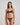 Adaline Contour Bra in BLACK FLORAL PRINT. Flat lay back view