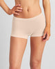 Model wears Simply Seamless Boyshort in Nude. On body front view