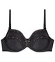 Sweet Blush Contour Bra in BLACK. Flat lay front view