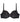 Sweet Blush Contour Bra in BLACK. Flat lay front view