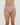 Model wears Lacey Brazilian in SILVER PINK. On body front view