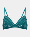 Celeste Bralette in EVERGLADE. Flat lay front view