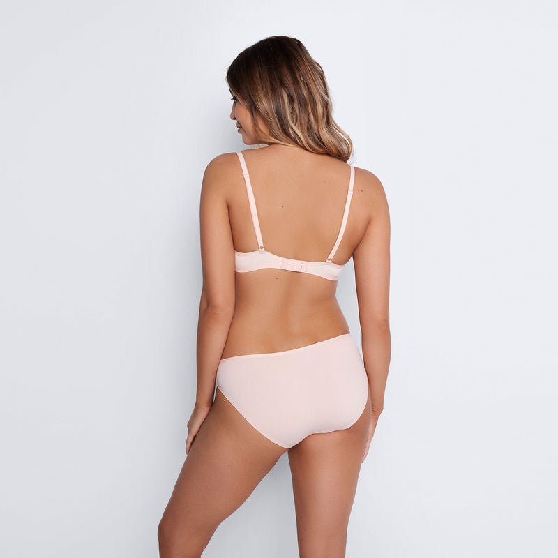 Light Touch Bikini in EVENING SAND. Flat lay back view