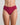 Model wears Body Cotton High Cut Brief in BEAUJOLAIS. On body front view