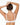 Model wears Simply Seamless Contour Bra in Basic Wht. On body back view