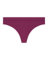 Seamless Soft Thong in FIG. Flat lay front view