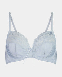 Yvette Underwire Bra in SKYWAY. Flat lay front view