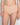 Model wears Bamboo Bodywear Full Brief in CARAMEL. On body front view
