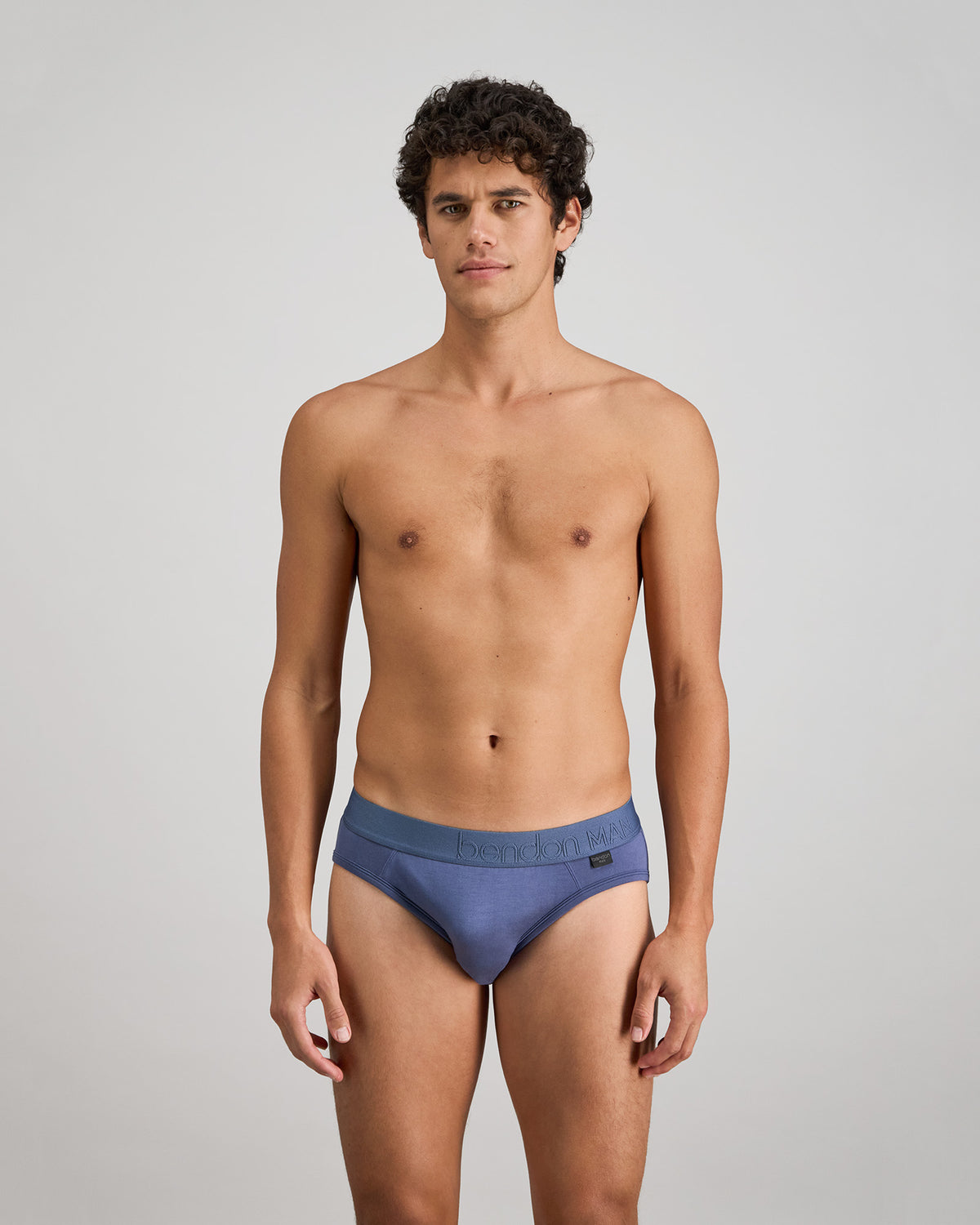 Bamboo Mens Brief in VINTAGE INDIGO. Feature shot