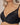 Model wears Embrace Contour Bra in BLACK. On body side view
