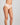 Model wears Body Cotton High Cut Brief Twin Pack in OXBLOOD RED/PEARL BLUSH. On body side view