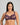 Model wears Nova Rosa Underwire Bra in PLUM PERFECT. On body front view