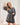 Lost Paradise Robe in BLACK PRINT. Feature shot