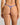Model wears Midnight Muse Thong in DAZZLING BLUE. On body back view