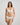 Body Cocoon Bikini in WHITE. Flat lay back view