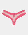 Alessandra Thong in ICY PINK/PINK LEMONADE. Flat lay front view