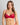Model wears Heavenly Contour Bra in PERSIAN RED. On body front view