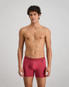 Bamboo Mens Trunk in GARNET. Feature shot
