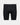 Sports Man Mens Trunk in BLACK. Flat lay front view