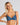 Model wears Weightless Form Contour Bra in BLUE WING TEAL. On body front view