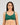 Model wears Comfit Collection Wire Free Bra in RAIN FOREST. On body front view