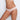 Model wears Light Touch Bikini in EVENING SAND. On body front view