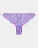 Shelly Brazilian in LAVENDER. Flat lay front view