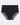 Cotton And Lace Full Brief in BLACK. Flat lay front view