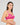 Model wears My Fit Lace Push Up Bra in FANTASY FUCHSIA. On body side view
