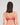 Model wears My Fit Lace Underwire Bra in FANTASY FUCHSIA. On body back view