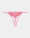 Josephine Thong in SACHET PINK. Flat lay front view