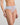 Model wears Amplify High Cut Brief in SKYWAY. On body side view