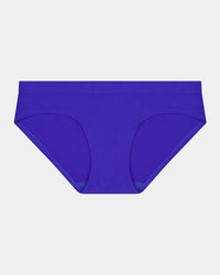 Seamless Soft Bikini in DAZZLING BLUE. Flat lay front view
