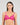 Model wears My Fit Lace Push Up Bra in FANTASY FUCHSIA. On body front view