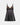 Ava Rose Babydoll in BLACK. Flat lay front view