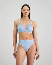 Coral Underwire Bra in SKYWAY. Feature shot