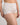 Nylon Tricot Full Brief in WHITE. Flat lay back view