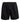 Cotton Basics Mens Trunk in BLACK. Flat lay front view