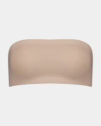 Extra-Ordinary Bandeau in LATTE. Flat lay front view