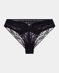 Ava Rose Brazilian in BLACK. Flat lay front view
